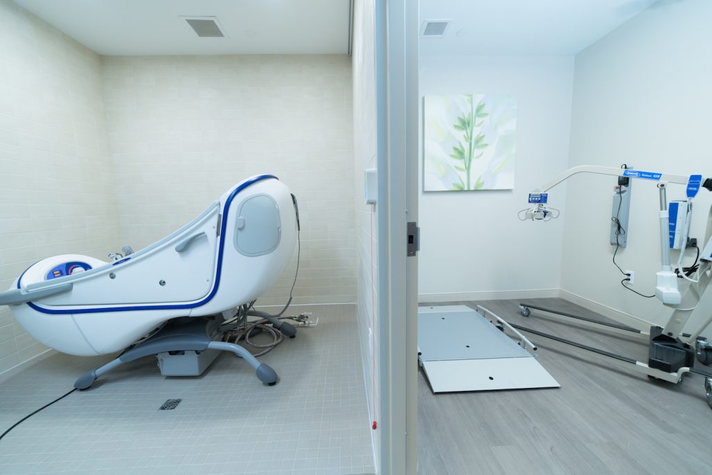 Therapy equipment for patients who need short term care at a skilled nursing facility